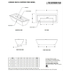 Maya Linear Stainless Steel Fire Bowl Specifications