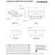 Maya Linear Stainless Steel Fire and Water Bowl Specifications