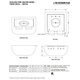 Avalon Twin Spill Stainless Steel Fire and Water Bowl Specifications