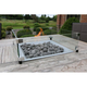 Square Tempered Glass Fire Flame Guard