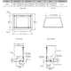 Outdoor Lifestyle Vesper 42" Traditional Concrete Outdoor Gas Fireplace Actual Dimensions