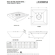 Maya Wide Gravity Spill Stainless Steel Fire and Water Bowl Specifications