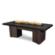The Outdoor Plus Alameda Rectangular Powder Coated Metal Fire Table