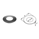 Round Trim Collar for Round Support Box Size