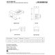 Alto Rectangular Hammered Copper Fire Pit Specifications