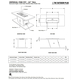Imperial Rectangular 24" Tall Stainless Steel Fire Table Specifications