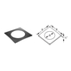 Square Trim Collar for Round Support Box Size
