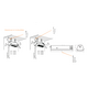 SupremeSchwank 2300 Series Single Stage Model 2313 Marine Grade SS Black - High Temperature | 35,000 BTU Dimensions