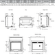 Outdoor Lifestyle Twilight Modern 36" Indoor/Outdoor See-Through Contemporary Gas Fireplace Actual Dimensions