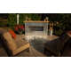 Firegear Outdoors LED Kalea Bay 72 Inches Linear Outdoor Fireplace | OFP-72LECO-NLED Outdoor Patio