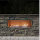 Firegear Outdoors LED Kalea Bay 60 Inches Linear Outdoor Fireplace | OFP-60LECO-PLED Outdoor In Use