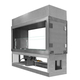 Firegear Outdoors LED Kalea Bay 60 Inches Linear Outdoor Fireplace | OFP-60LECO-PLED See-Through Conversion Kit