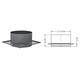 Round Ceiling Support Size