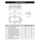 Billow Rectangular Powder Coated Metal Fire Pit Specifications
