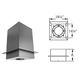 Square Ceiling Support Size