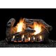 White Mountain Hearth Super Sassafras Refractory Log Set (LS24RSS) with Vent-Free Slope Glaze Burner System (VFSR-24)