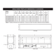 Kalea Bay 48 Inches Battery Linear Outdoor Fireplace Firegear Outdoors | OFP-48LECO-N Single-Sided Specifications & Dimensions