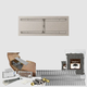 Firegear 30” to 34” SRW/Paver Kits Linear H Flat Match Throw Ignition Stainless Steel Series | LOF