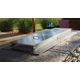 Carol Rose Coastal Collection Linear 48" Outdoor Fire Pit in weather cover