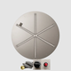 Firegear Round Flat Stainless Steel Burner Systems | FPB in TPSI 34 Inches