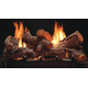 White Mountain Hearth Rock Creek 24" Gas Log Set (LSU24RR) with Vent-Free Slope Glaze Vista Burner System (VFSUR24N)