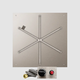 Firegear Square Flat Stainless Steel Burner Systems | FPB in TPSI 34 Inches