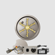 Firegear Round Drop-In Burning Spur Pro Series Burner Systems | FPB in AWS 19 Inches