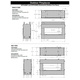Barbara Jean Collection 36" See-Through Linear Outdoor Fireplace OFP4336S2 Specifications