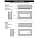 Barbara Jean Collection 48" Single-Sided Linear Outdoor Fireplace OFP5548S1 Specifications