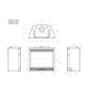 White Mountain Hearth Tahoe Premium 36" Direct Vent Gas Fireplace Dimension