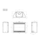 White Mountain Hearth Tahoe Premium 42" Direct Vent Gas Fireplace Dimension