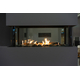 Sierra Flame Lyon 48-Inch Direct Vent Gas Fireplace with Four-Sided 360° Panoramic View