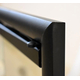 Satin Black Corner Detail Preway Door