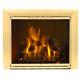 Polished Brass Sunlight Custom Size Masonry Fireplace Door With Damper Option
