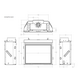 White Mountain Hearth Tahoe Clean face Deluxe 42" Direct Vent Gas Fireplace Spec Sheet
