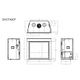 White Mountain Hearth Rushmore 40" Clean Face Direct Vent Gas Fireplace Dimension