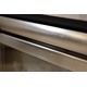 Brushed Steel Finish Close Up Preway Fireplace Door