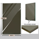 Replacement Bronze Tempered Fireplace Glass Doors