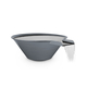 Gray Cazo Powder Coated Steel Round Water Bowl