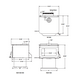 Country Stove Sumter 2100 GL Freestanding Wood Stove Dimension