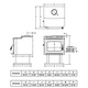 Country Stove Georgetown 300 GL Freestanding Wood Stove