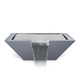 The Outdoor Plus Maya Powder Coated Steel Square Water Bowl Grey