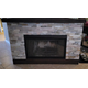 Nightwell Zero Clearance Matte Black Trackless BiFold Fireplace Doors with Clear Tempered Glass