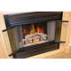 Nightwell ZC Door - bi-fold doors fold in half for a beautiful view of the flames!
