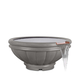 Roma GFRC Concrete Round Water Bowl Natural Gray