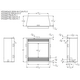 White Mountain Hearth Vail 26" Deluxe Ventless Traditional Gas Fireplace Spec Sheet
