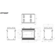 White Mountain Hearth Vail 36" Premium See-Through Ventless Traditional Gas Fireplace Spec Sheet