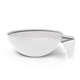 27" Sedona Powder Coated Steel Round Water Bowl in White