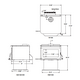 Country Stove Sumter 1600 GL Freestanding Wood Stove Dimension