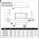 White Mountain Hearth Boulevard SL 30" Ventless Linear Gas Fireplace Spec Sheet